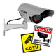 Dummy-camera SOL1200 Zonne-flitsend LED-ingebouwd zonnepaneel
