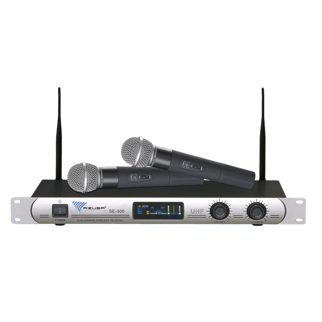 UHF Draadloze Microfoon SE-300 2 kanalen Azusa MIK0056