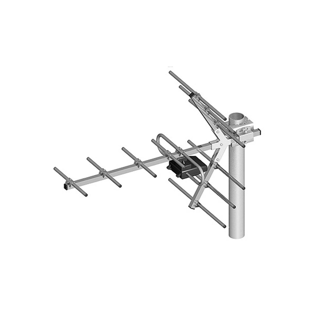 Directionele TV-antenne 21-60 Yaga 11-elementen zonder symmetrizer Theems