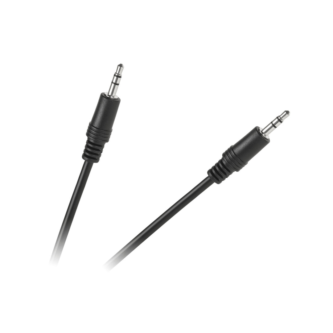 Audiokabel, 3,5 mm plug-in, 0,6 m, zwart, KPO2743-0,6