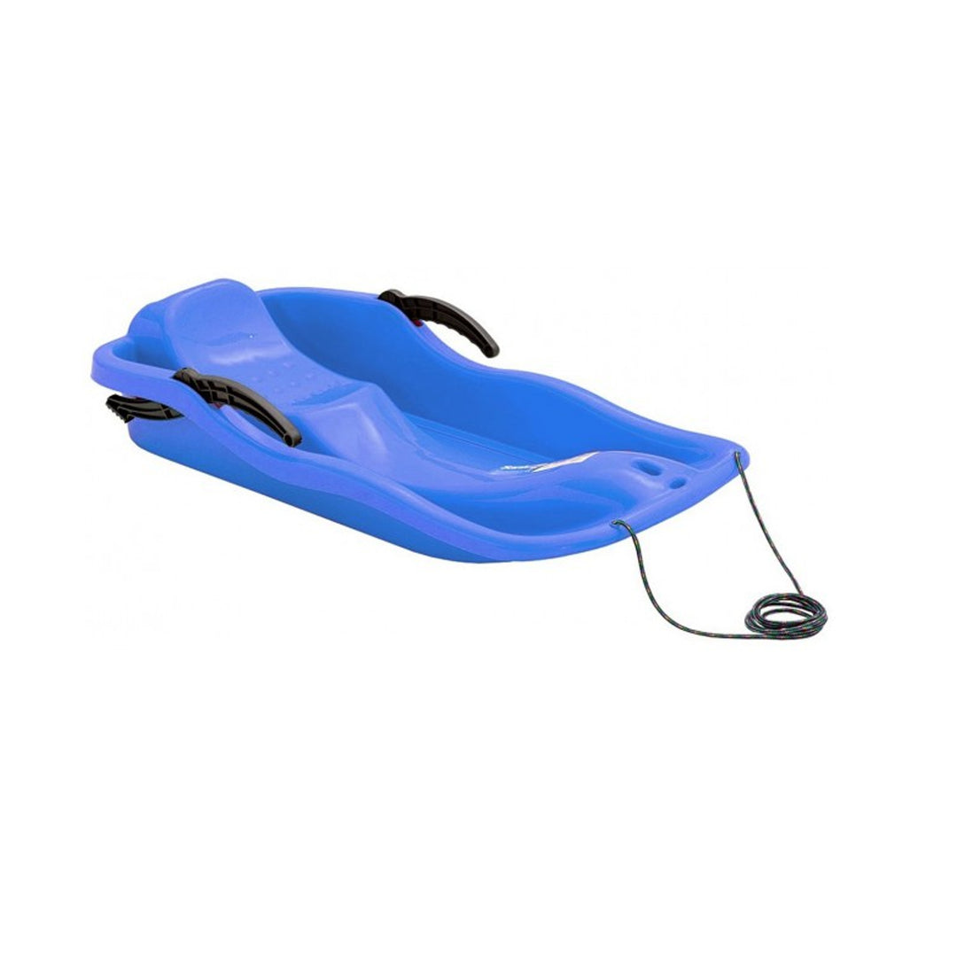 Diepe slee met Prosperplast Race remmen blauw