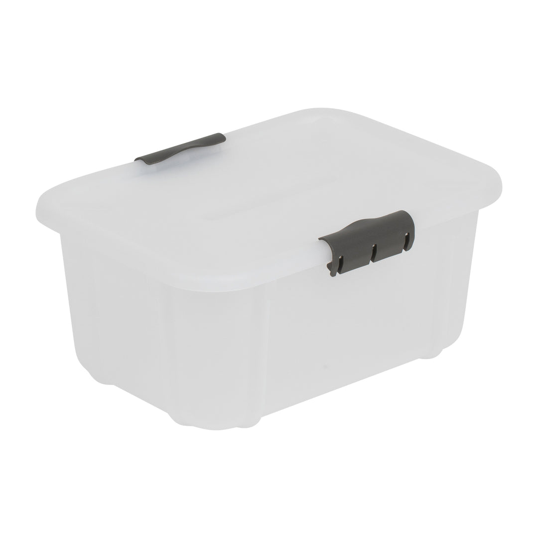 BranQ Velur 8L voorraadpot met deksel - transparant
