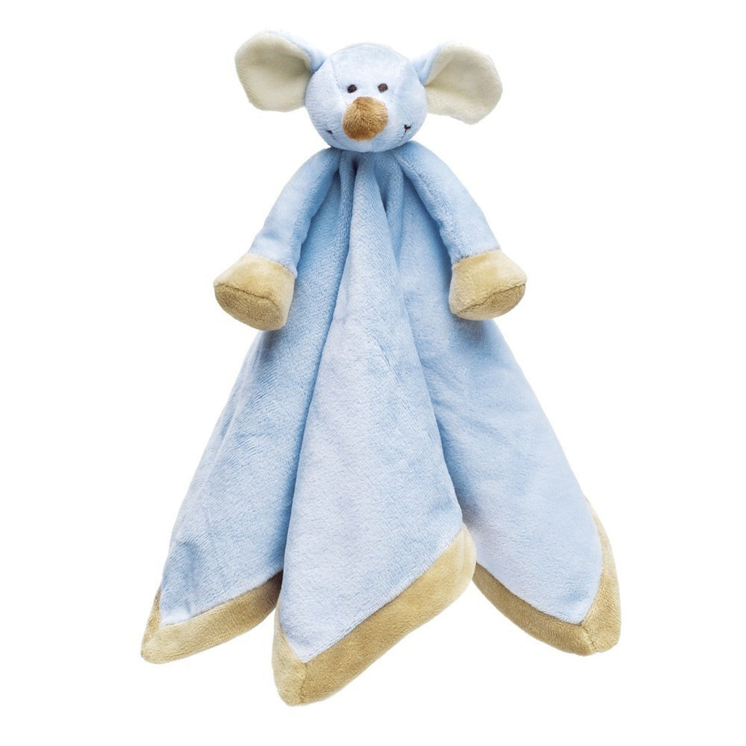 Diinglisar knuffeldoekje, zacht materiaal, blauwe muis, 35 cm, T-TED-01372 4