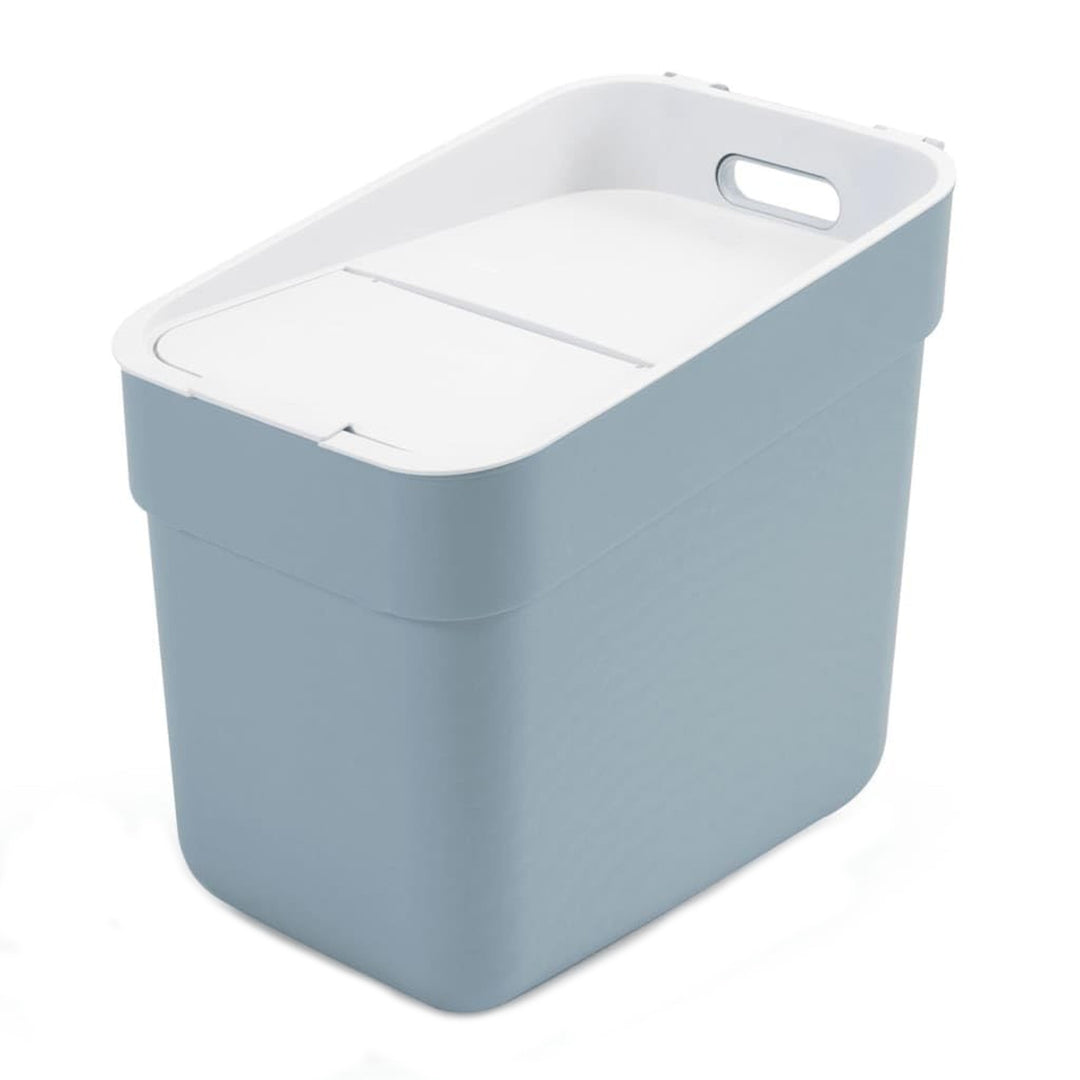 Curver afvalbak, voor recycling, 20 liter, grijs-blauw, Klaar om in te zamelen