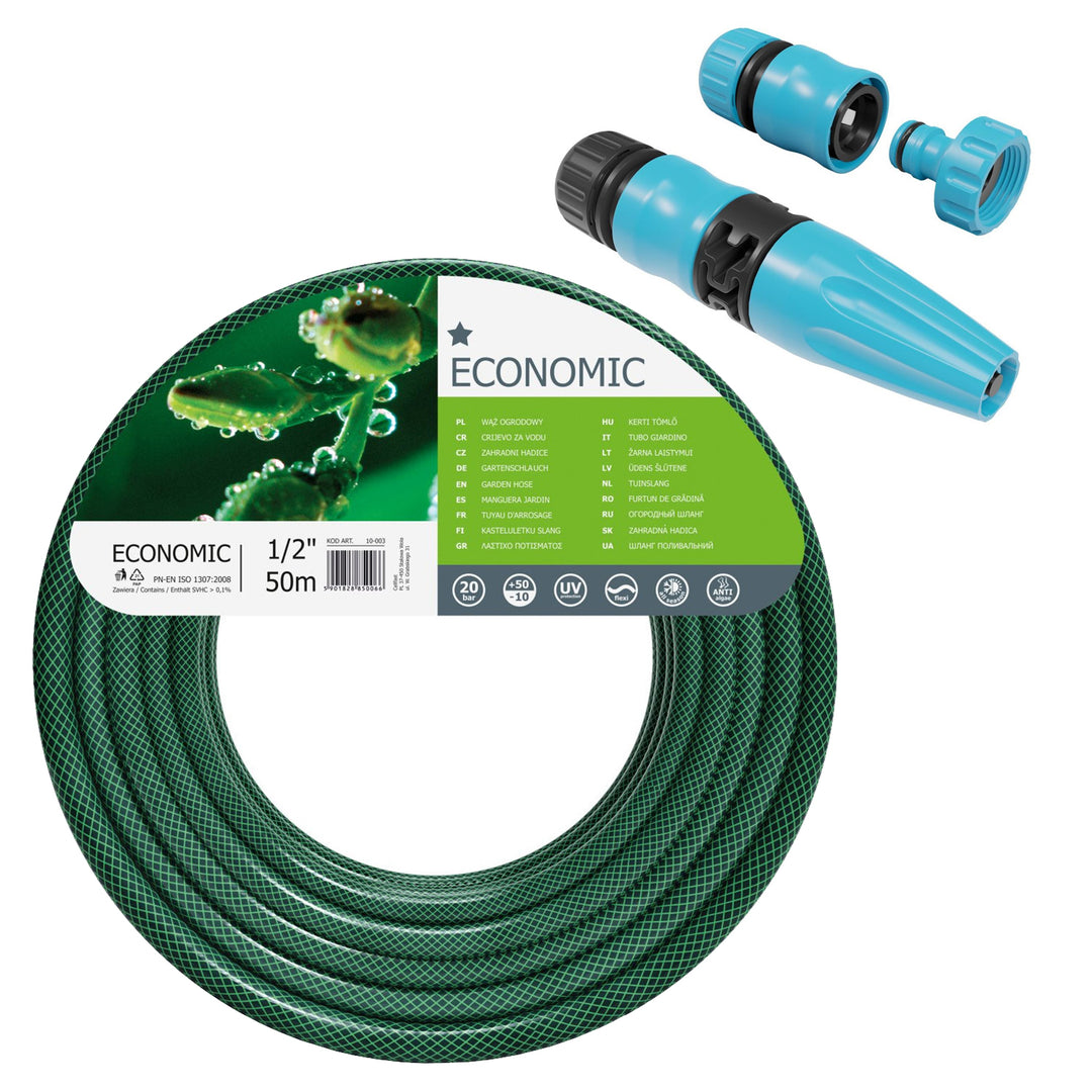 Cellfast Economic - Tuinslang 1/2" 50m met sproeier