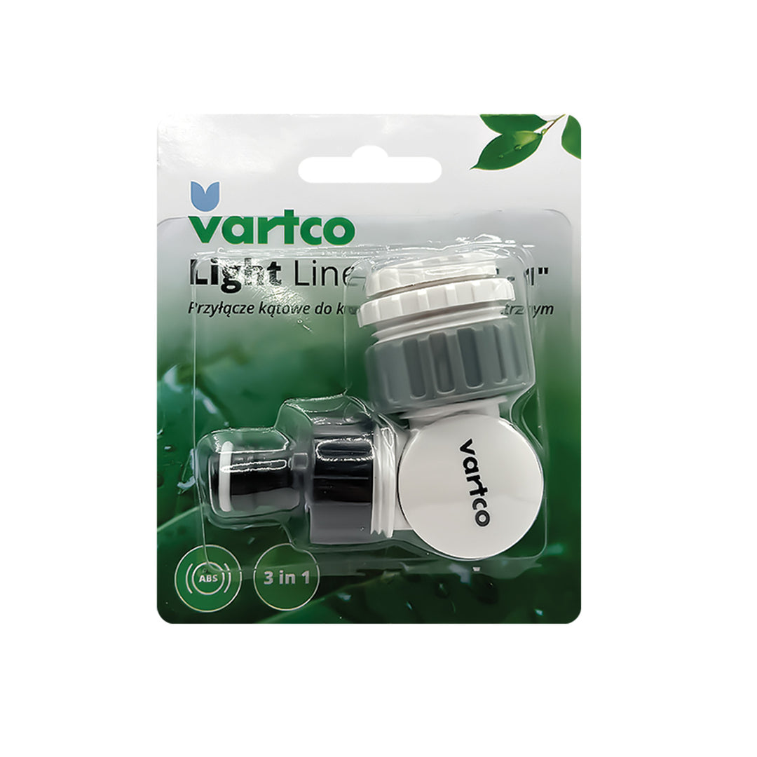 Agaplast aansluiting, haaks, voor kraan met binnendraad, 1/2"-3/4"-1", LL01-023