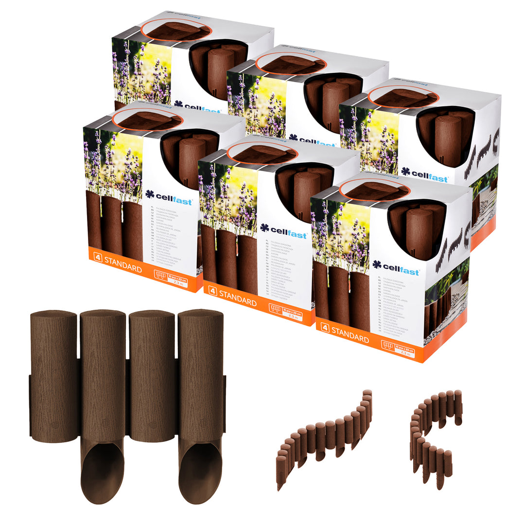 Cellfast tuinpaisade, vorstbestendig, 13,8 m, bruin