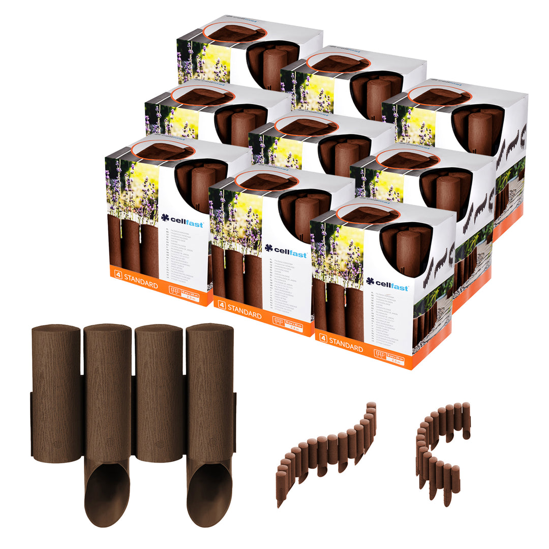 Cellfast - Tuinpaisade - Tuinrand - vorstbestendig - 20.7m - Bruin
