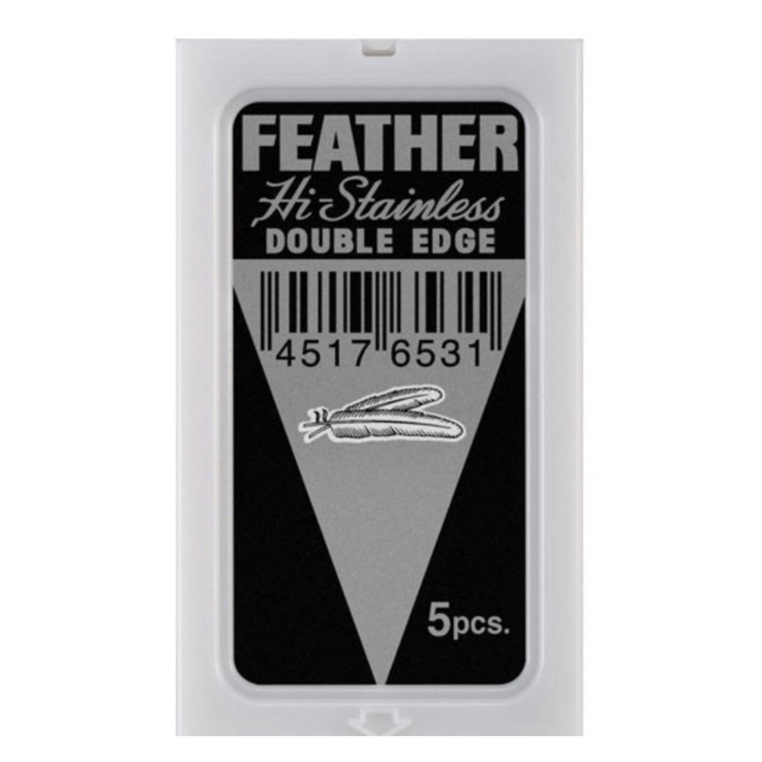 Feather scheermesjes, roestvrij staal, 5 stuks, standaard, 71-S