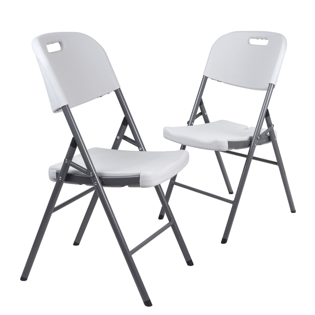 GreenBlue - Set van 2 stuks - catering/tuinstoel /banket/receptiestoel - max. 250kg / 88x50x45cm