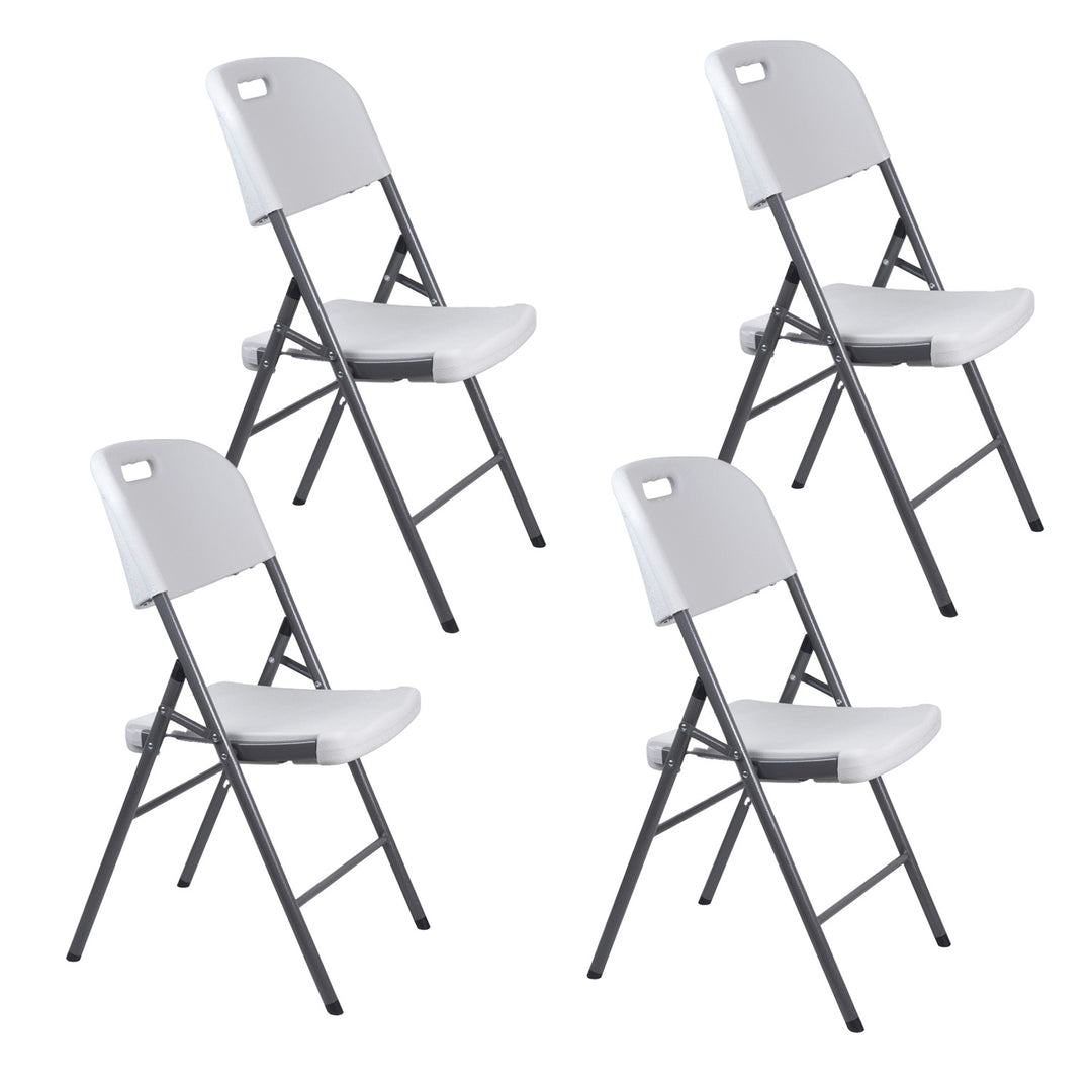GreenBlue - Set van 4 stuks - catering/tuinstoel /banket/receptiestoel - max. 250kg / 88x50x45cm