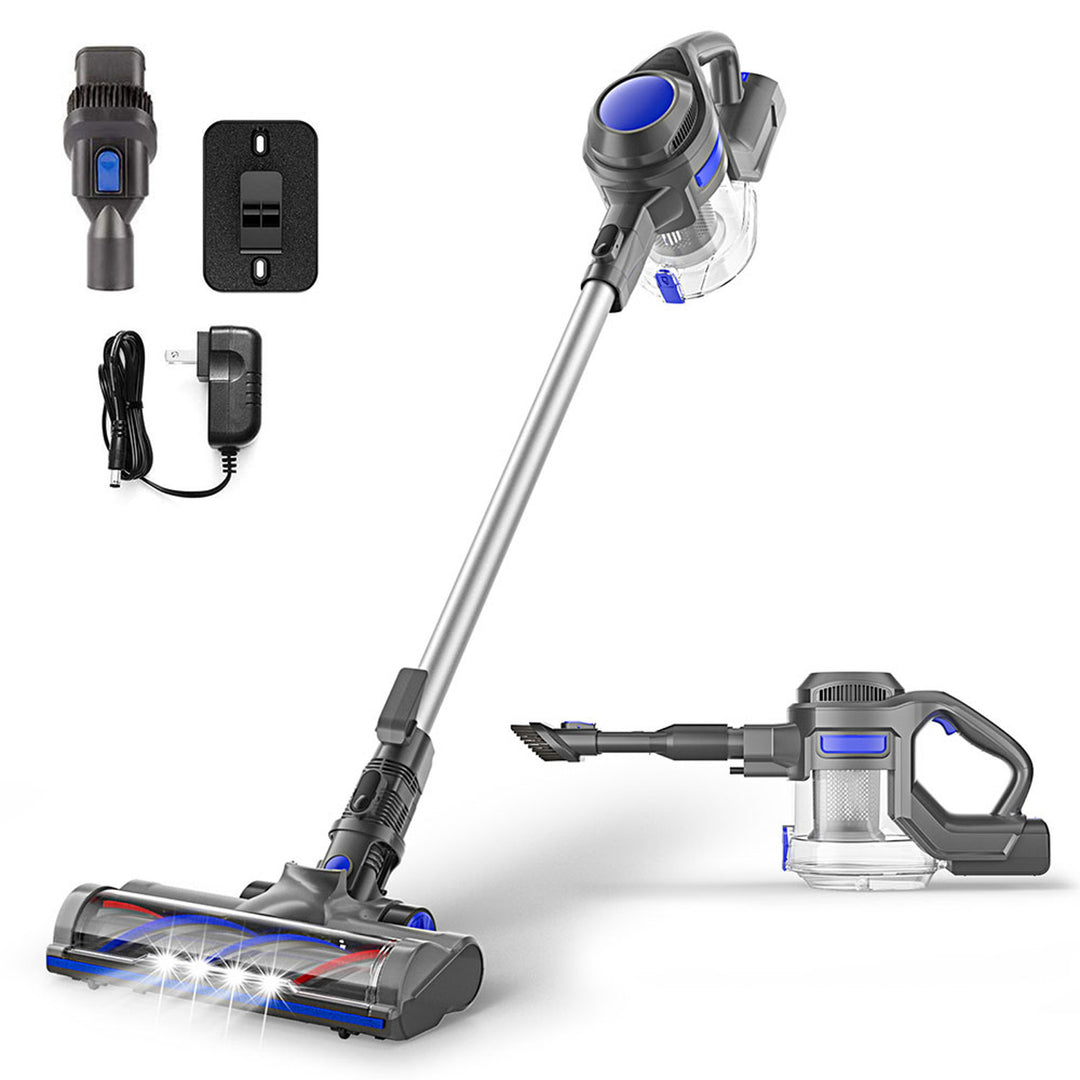 Air Essence Bise - Steelstofzuiger - Snoerloze stofzuiger - 100AW - cyclonische technologie - Blauw