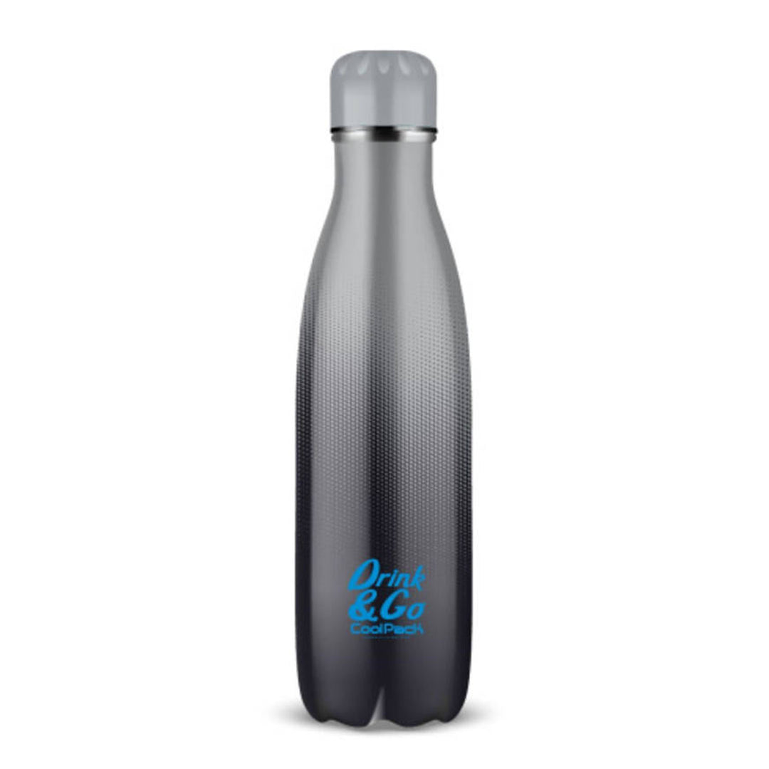Coolpack thermosfles, 0,5L, roestvrij staal, grijs, Drink & Go Z04511