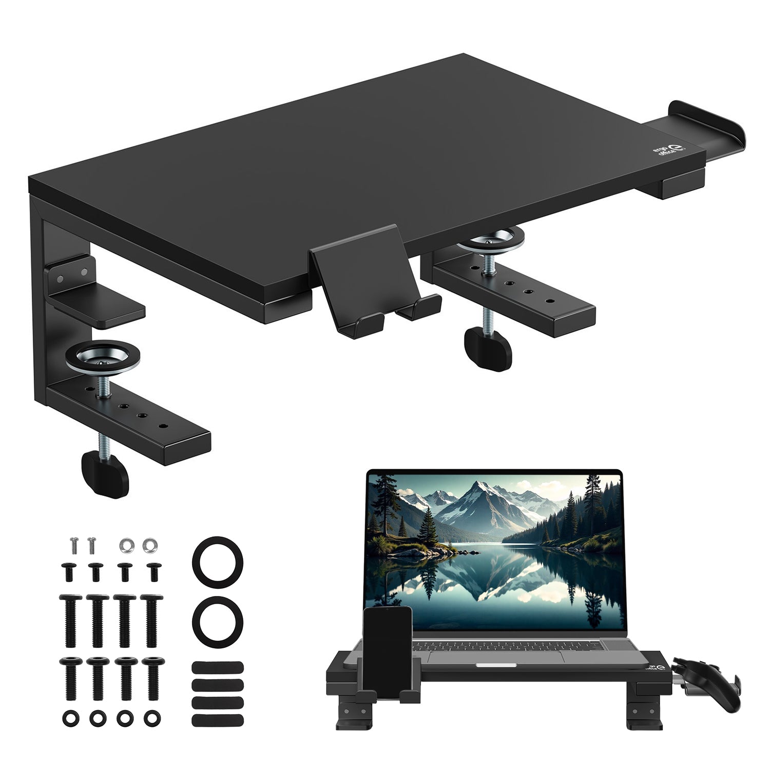 HUANUO Support de Montage Mural pour Moniteur avec kit d'extension VESA