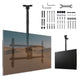 Plafondbeugel voor Maclean TV, max. belasting 60kg, 43-86", max VESA 600x400, MC-112 B