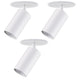 Maclean inbouwarmatuur/buis, spot, rond, aluminium, GU10, 55x130mm, wit, MCE364 W 3st+ LED lamp GU10 7W Maclean Energy MCE437 NW neutraal wit 4000K, 220-240V~, 50/60Hz 3st