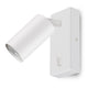Maclean Wandlamp/wandlamp, spot, rond, GU10, met 55x90mm schakelaar, wit, MCE369 W+LED lamp GU10 7W Maclean Energy MCE437 NW neutraal wit 4000K, 220-240V~, 50/60Hz, 490 lumen