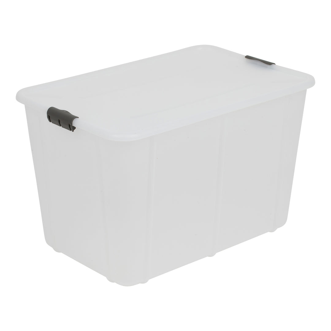 BranQ Velur 60L opslagcontainer met deksel transparant