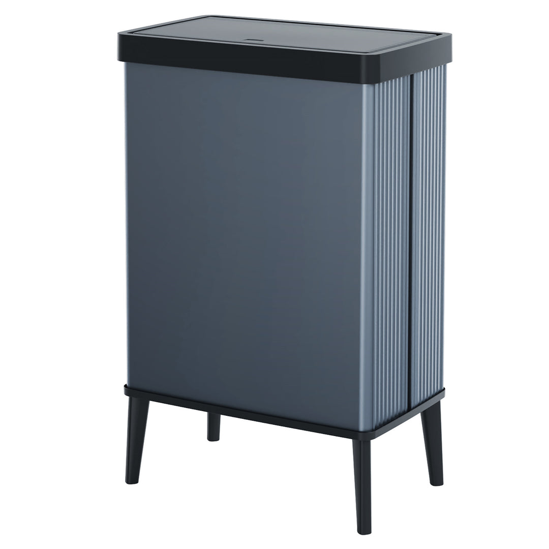Curver afvalbak, gescheiden, op poten, blauw, inhoud 54l, Verto