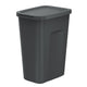 Afvalemmer Keden, inhoud 35 liter, zwart, COMPACTA Q PLUS