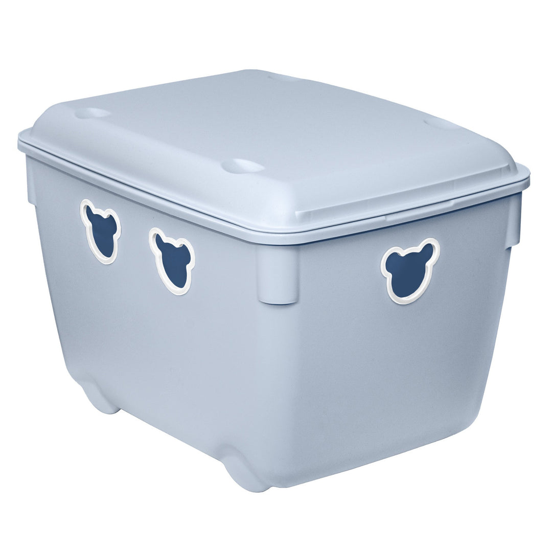 Branq - Speelgoedopberger 40l - Grote container voor speelgoeden - blauw