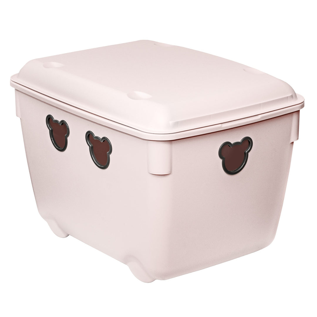 Branq - Speelgoedopberger 40l - Grote container voor speelgoeden - Roze