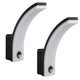 Maclean bewegingssensor LED lamp, PIR bewegingssensor, zwart, 20W, IP65, 2000lm, neutraal wit (4000K) MCE512 B, 2 stuks