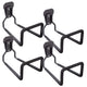Garage wandbevestiging Maclean, voor banden, tuingereedschap, ladder, slangen, fietsen, staal, max. belasting 35kg, MC-441, 4 stuks