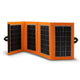 Zonnepaneel, oplader, 6W, 1 USB-poort, zwart en oranje, A01