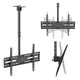 Plafondbeugel / -hanger voor tv's van Maclean, max. draagvermogen 50 kg, 37-86", max. VESA 600x400, MC-173
