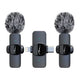 MICRO-MIC DUO - 2x draadloze microfoon met clip (set), iOS & Android (OTG), mini, supergevoelig. USB-C & LIGHTNING, Mediatech