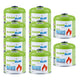 10 gaspatronen van 500 g van GreenBlue. Certificaat: Pi 0437, voldoet aan EN 417, butaan-propaan, temperatuurbereik -10 °C tot +40 °C, schroefdraadklep 7/16'' GB499