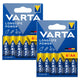 12 stuks R-06 R06 AA LR06 1,5 V VARTA Longlife Power alkalinebatterijen