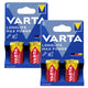 4 stuks R-14 R14 C 1,5 V alkalinebatterijen Varta Longlife Max Power