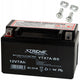 Onderhoudsvrije Xtreme-gelaccu voor motorfietsen, 12 V, 7 Ah, links, 82-331