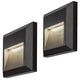 Rabalux-lamp, wandlamp, voor buiten, LED 4 W, antraciet, Trento, 2 stuks