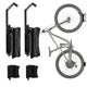 Maclean fietsrek / wandhouder, max. draagvermogen 35 kg, verstelbare hellingshoek, staal, MC-171, 2 stuks