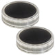 Trillo LED-zonnelamp 0,3 W, schemersensor, transparant, IP65, K 4000, 77175, 2 stuks