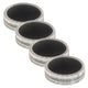 Trillo LED-zonnelamp 0,3 W, schemersensor, transparant, IP65, K 4000, 77175, 4 stuks