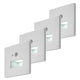 Lunca LED-lamp 1 W IP20 wit 3000, 4500, 6500 K bewegingssensor, lichtsensor, 77198, 4 stuks