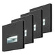 Lunca LED-lamp 1 W, IP20, zwart, instelbare lichtkleur 3000, 4500, 6500 K, 77195, 4 stuks