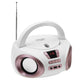 Boombox-radio met CD-MP3, USB, FM-radio, AUX, hoofdtelefoonaansluiting, Adler, AD 1181