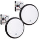 Maclean LED-lamp met bewegingssensor, PIR-sensor, kleur: zwart, 10 W, IP65, 1000 lm, neutraal wit, MCE525 B, 2 stuks