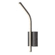 Tilmann wandlamp voor binnen, gunmetal, LED 10 W, 550 lm, 4000 K, H 36 cm, IP44, aanraakbediening, 75.000