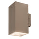 Buitenwandlamp, Urfa, LED 18 W, 1800 lm, lichtkleur 2700, 4000, 6500 K, H 16 cm, IP65, grijs-beige, 77215