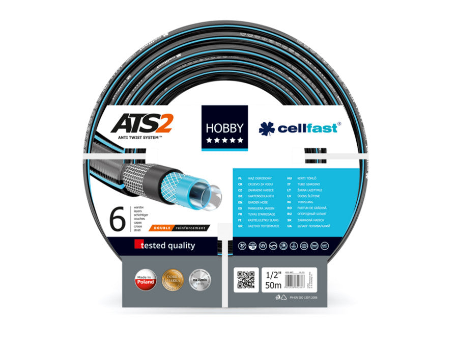 Cellfast tuinslang HOBBY ATS2 diameter 1/2 "50 m 16-201