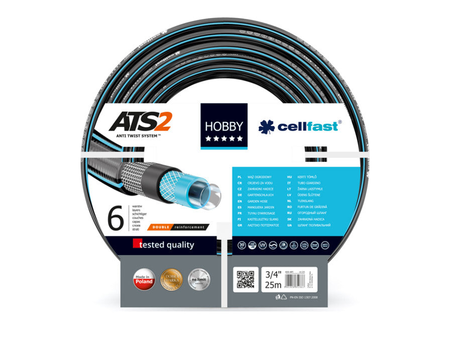 Tuinslang Hobbyslang ATS2 3/4 "25m 16-220 6lagen slang