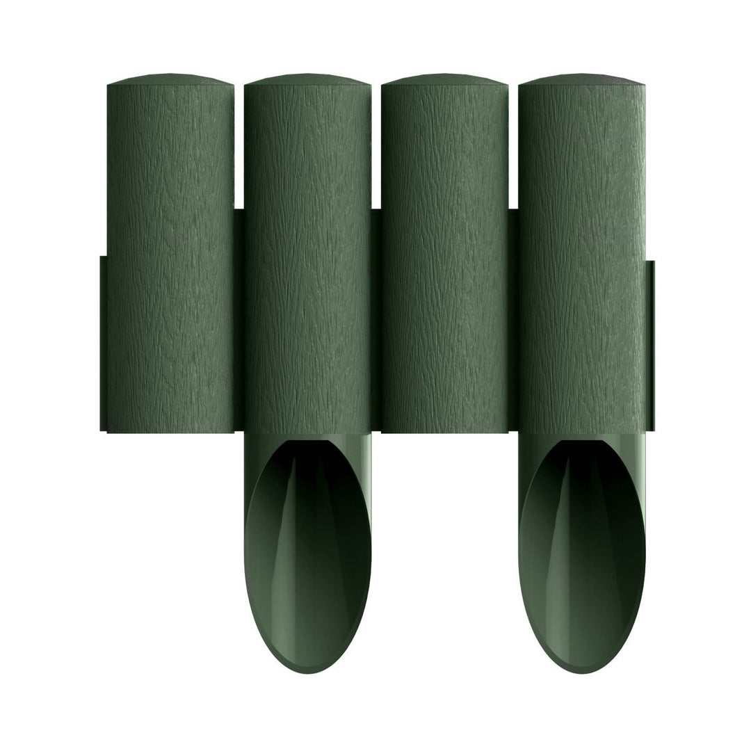 Cellfast Garden Lawn Edge Border Palissade Plastic met houten structuur