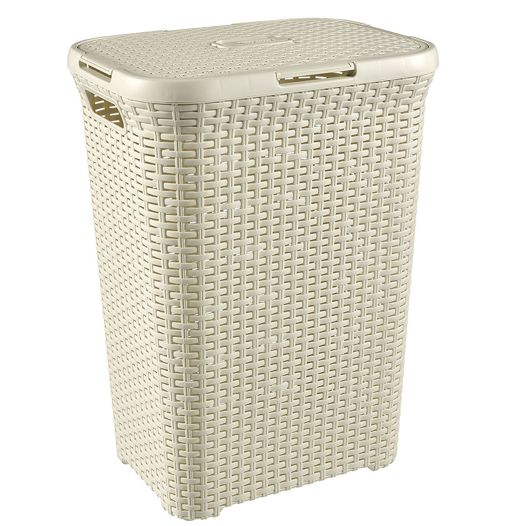 Curver Style Wasmand - 60 l - Vintage wit kunststof