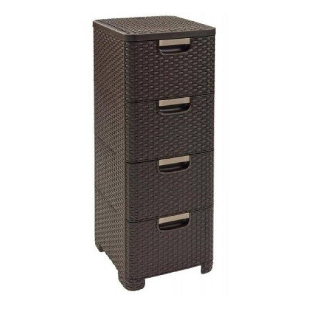 Curver Style Ladesysteem - 4x 14L - donkerbruin origineel